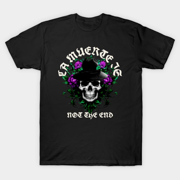 Día de Muertos Skull Chicano T-Shirt by Tip Top Tee's